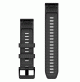 QuickFit 22 Watch Bands, Graphite Silicone - 22 mm - 010-13392-07 - Garmin
